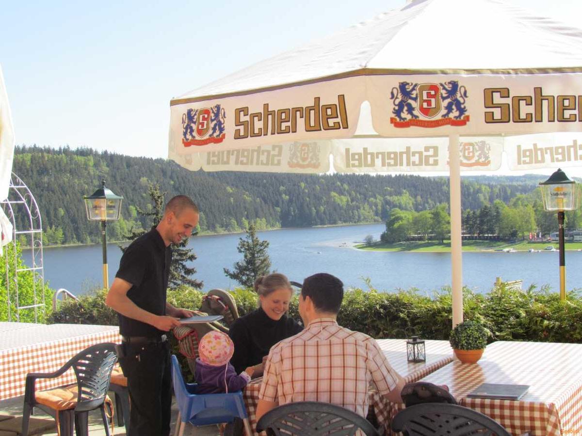 Hotel Seeblick Saalburg Exterior photo